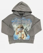 Angel Rhinestone Mixed Emotions Hoodie