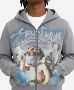 Angel Rhinestone Mixed Emotions Hoodie Mixed Emotions hoodie