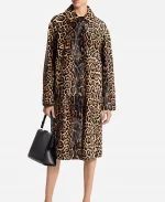 Anne Hathaway 2026 Leopard Coat - Jacket Era