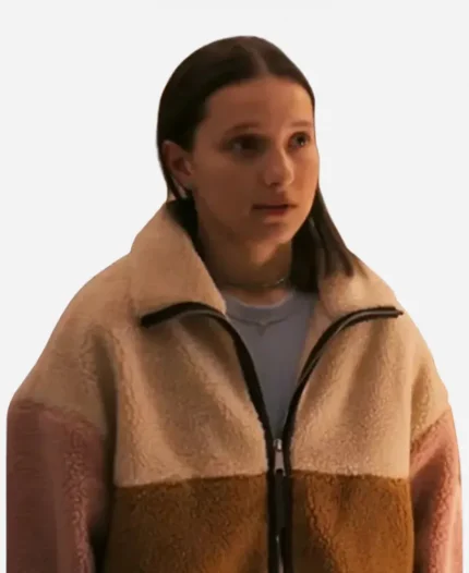 Anya Greene Tv Mini Series Run Away Ellie Henry Sherpa Jacket