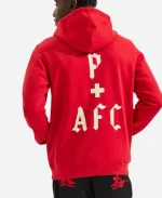 Arsenal Adidas x Places + Faces 25-26 Red Fleece Hoodie