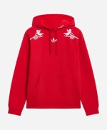 Arsenal FC Adidas x Places+Faces Red Pullover Hoodie