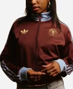 Aston Villa FC x Adidas Originals Track Jacket - Maroon