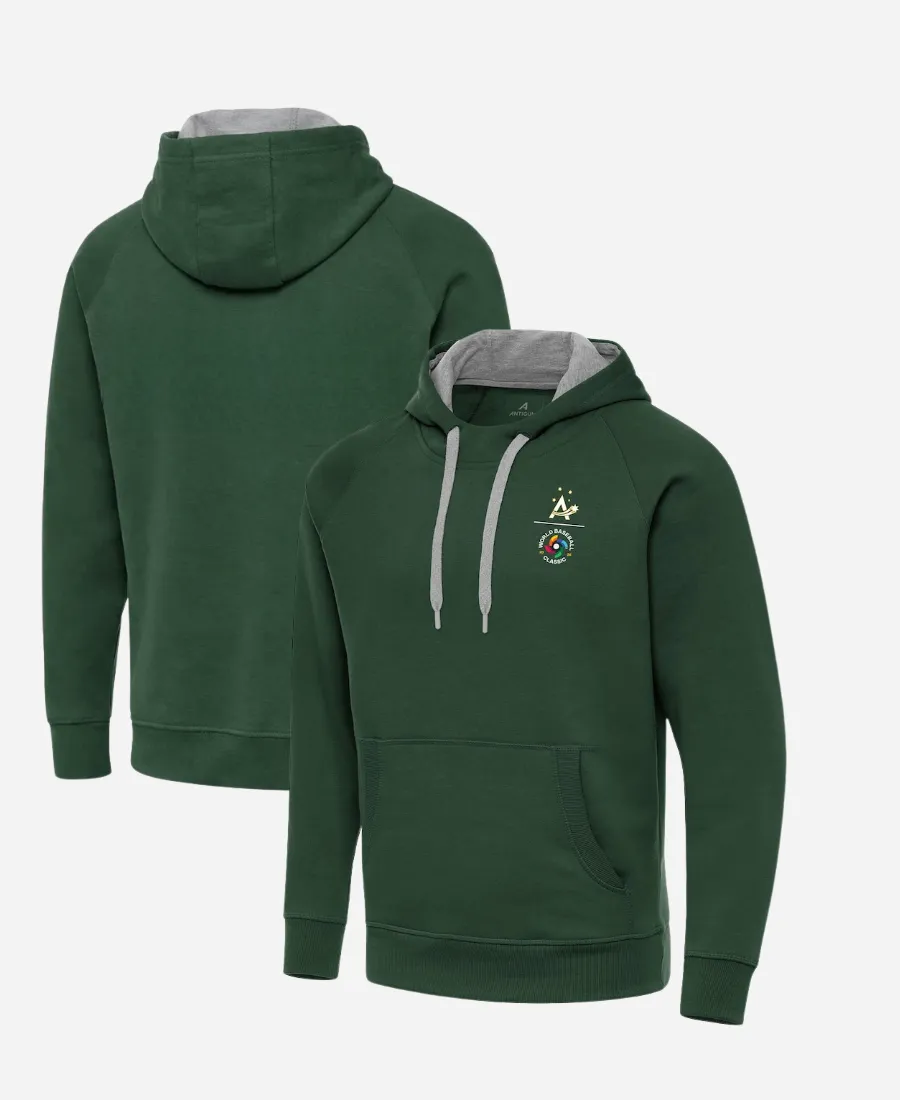 Australia Baseball Antigua Green Hoodie Australia Baseball Antigua Green Hoodie