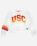 Aviator Nation 2026 University of Southern California White Crew Sweatshirt