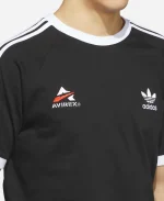 Avirex Ringer Black T-Shirt