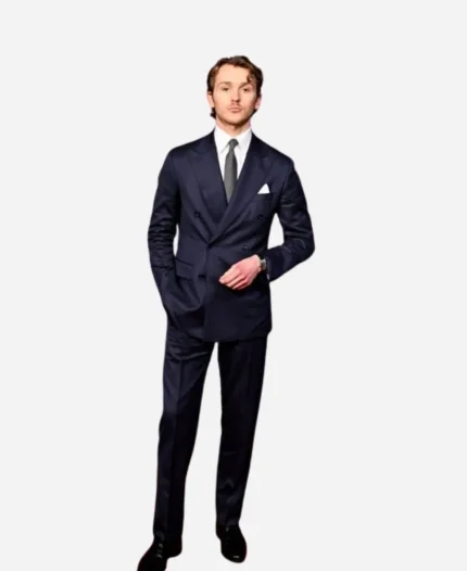 BAFTA 2026 Awards Harry Lawtey Suit