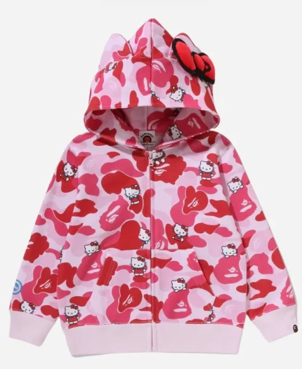 BAPE x Hello Kitty Camo Zip Hoodie