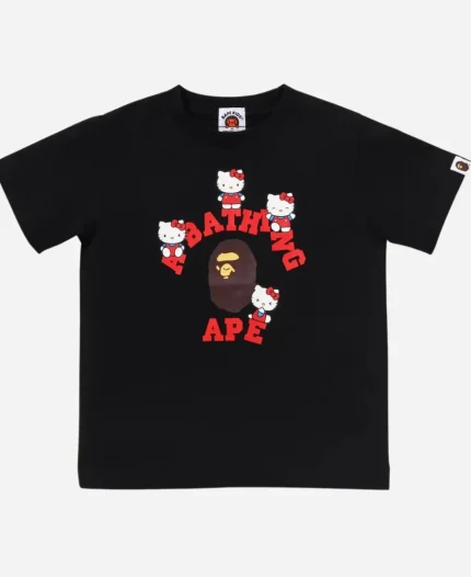 BAPE x Hello Kitty College T-Shirt