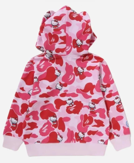BAPE x Sanrio Hello Kitty 2026 Camo Full Zip Hoodie