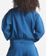 Babymonster Adidas Z.N.E. Bomber Jacket In Blue