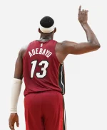 Bam Adebayo Washington Wizards Vs Miami Heat Jersey - Red