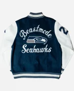 Beastmode Legacy Seahawks Marshawn Lynch Varsity Jacket