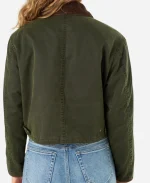 Best Medicine 2026 Abigail Spencer Green Cotton Jacket