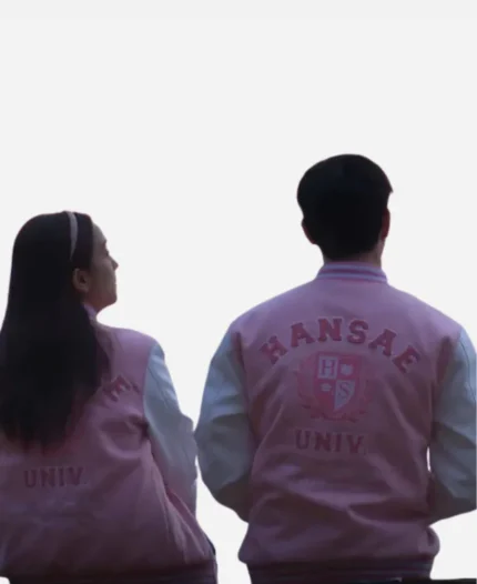 Blackpink Jisoo Boyfriend on Demand 2026 Letterman Varsity Jacket