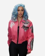 Bodega Baddie Cardi B Pelle Pelle Leather Jacket
