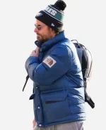 Bradley Cooper NYC 2026 Puffer Jacket - Blue