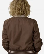 Brooke Satchwell Dear Life 2026 Brown Varsity Jacket