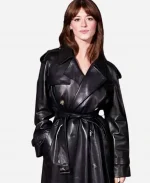 Burberry AW26 London Fashion Week Daisy Edgar-Jones Leather Trench Coat