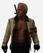 Callum Kerr One Piece S02 White Leather Jacket