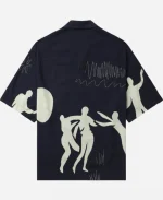 Carl Radke Summer House S10 Horse Print Shirt - Navy Blue