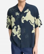 Carl Radke TV Series Summer House Season 10 Horse Print Shirt 