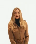 Carolyn Bessette Love Story S01 Sarah Pidgeon Brown Wool Coat