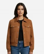 Cassidy Paul Its Not Like That Brown Jacket