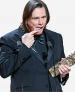 César Award 2026 Jim Carrey Black Suit