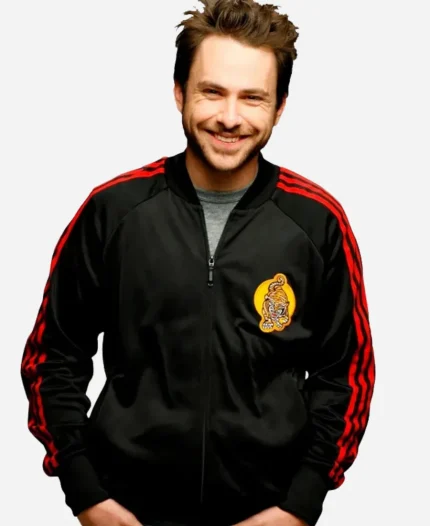 Charlie Kelly It’s Always Sunny in Philadelphia Charlie Day Black Bomber Jacket