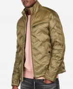 Chicago PD S13 Kevin Atwater Olive Green Quilted Jacket