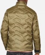 Chicago PD S13 Kevin Atwater Quilted Jacket - Olive Green