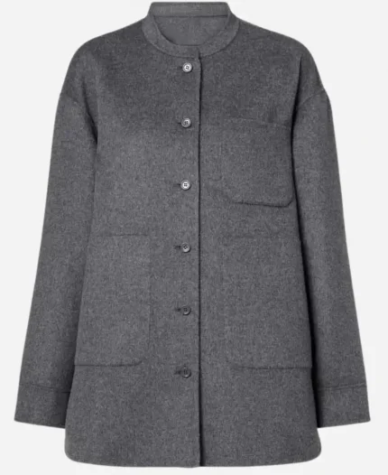 Chief Tynan  Law and Order SVU 2026 Grey Wool Jacket