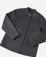 Chief Tynan Law and Order SVU 2026 Noma Dumezweni Grey Wool Jacket