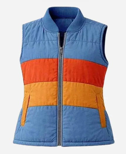 Christa Miller TV Series Shrinking S03 Liz Multicolor Puffer Vest