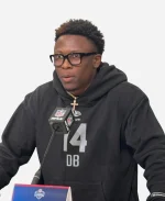 Colton Hood 2026 NFL Scouting Combine New Era Black Hoodie