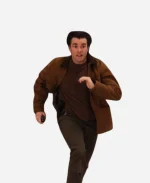 Corey Cott Law and Order SVU S27 Brown Cotton Jacket