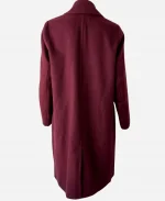 Danielle Deadwyler Rooster Maroon Coat