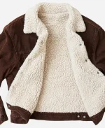 Danny Walter My Life With The Walter Boys 2025 Connor Stanhope Brown Shearling Jacket