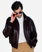 Dior Paris Fashion Week Fall 2026  Paul Anthony Kelly Brown Shearling Leather Jacket