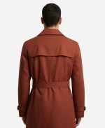 Dorian Missick 56 Days Maroon Cotton Coat