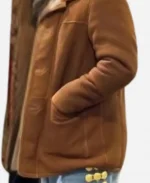 Drake 2026 Brown Suede Leather Jacket