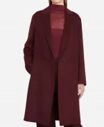 Dylan Shepherd Rooster 2026 Maroon Wool Coat