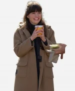 Ella McCay Emma Mackey Hooded Coat