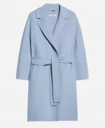 Elle Chapman Tv Series The Madison Paige McIntosh Blue Wool Coat