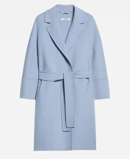 Elle Chapman Tv Series The Madison Paige McIntosh Blue Wool Coat