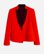 Emily In Paris S05 Lily Collins Red Blazer