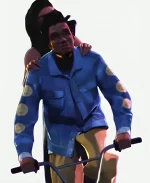 Entergalactic Kid Cudi Blue Denim Trucker Jacket