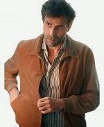 Erica S02 Patrick Saab Brown Corduroy Bomber Jacket