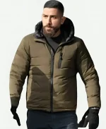 FBI S07 Omar Adom Zidan Puffer Hooded Jacket